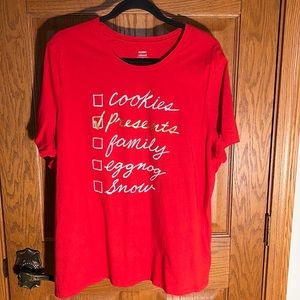 Old Navy Cute Christmas Lightweight Tee